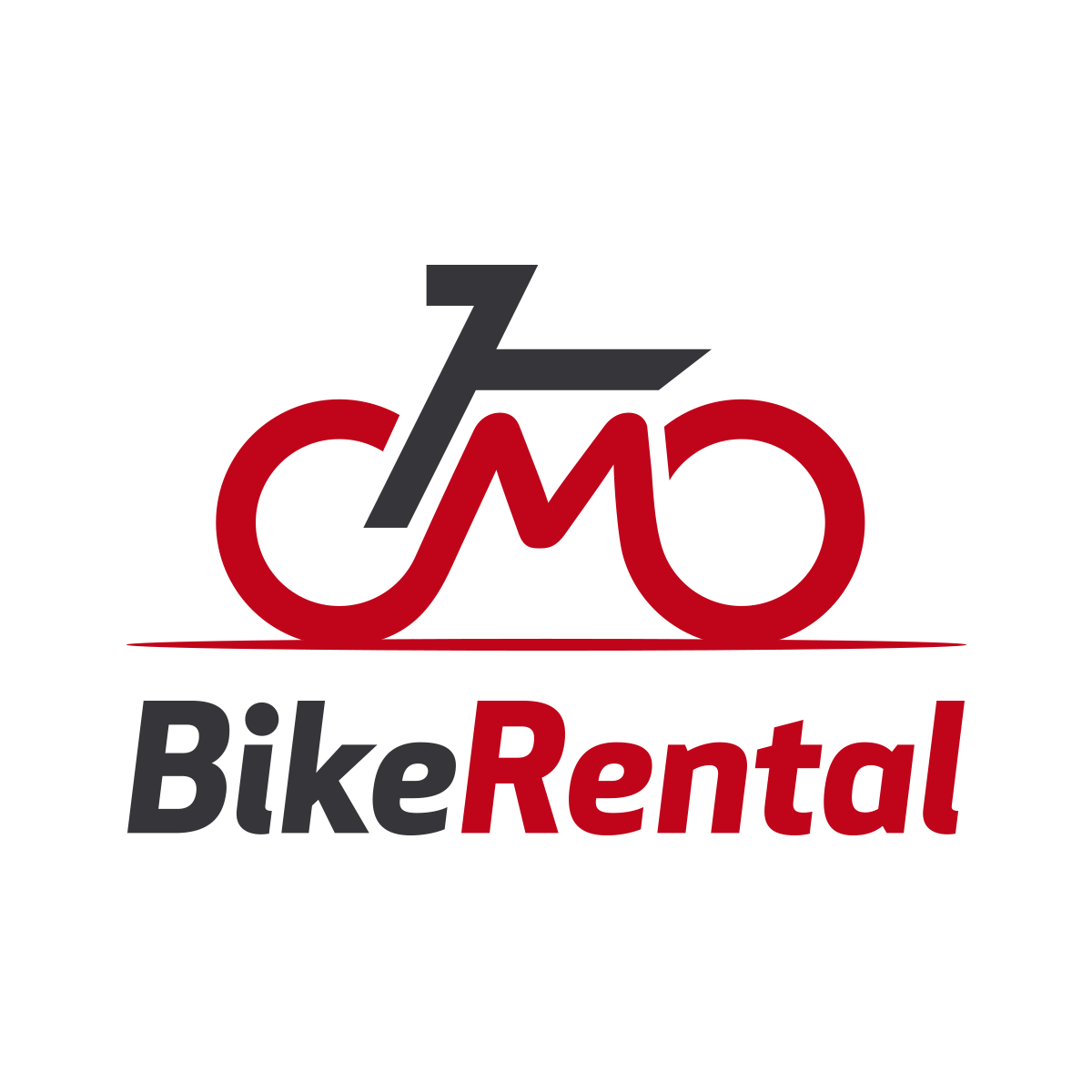 Bike Rental Logo Design – MagicHat Design