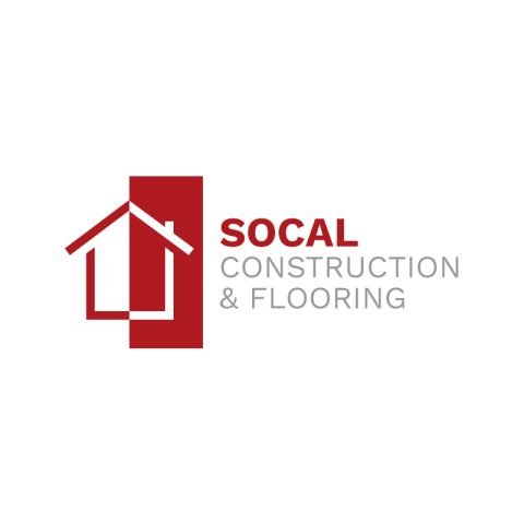 Socal Home Construction Flooring Logo Design