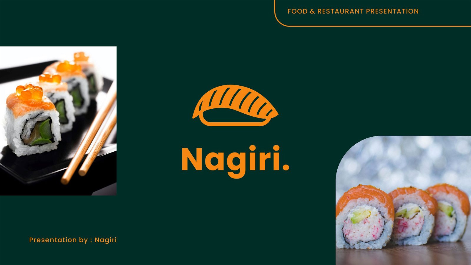 Sushi Restaurant PowerPoint Design